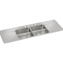 Elkay ILR6622DD4 Stainless Steel 4-Hole Double-Bowl Drop-In Kitchen Sink