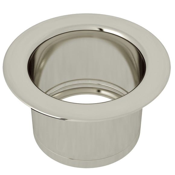 Rohl ISE10082PN Extended Disposal Flange for Kitchen Sinks in Polished Nickel