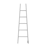 Amba ASW Jeeves Model A Ladder 5 Bar Hardwired Drying Rack in White