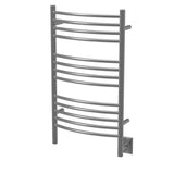 Amba CCB Jeeves Model C Curved 13 Bar Hardwired Towel Warmer in Brushed