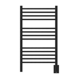 Amba CCMB Jeeves Model C Curved 13 Bar Hardwired Towel Warmer in Matte Black