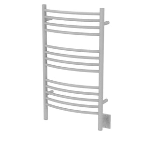 Amba CCW Jeeves Model C Curved 13 Bar Hardwired Towel Warmer in White