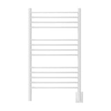 Amba CCW Jeeves Model C Curved 13 Bar Hardwired Towel Warmer in White