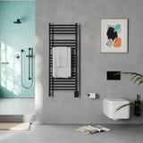 Amba DSMB Jeeves Model D Straight 20 Bar Hardwired Towel Warmer in Matte Black