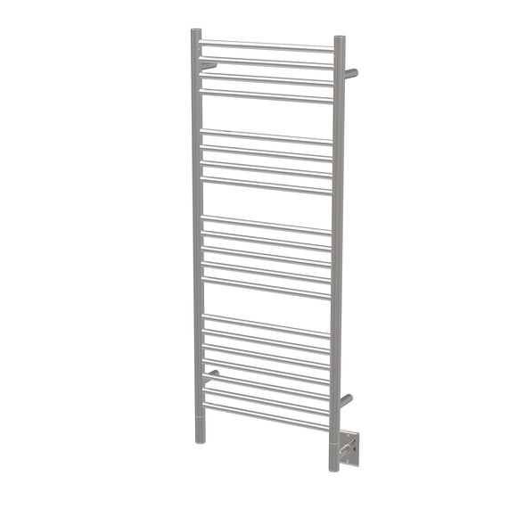 Amba DSP Jeeves Model D Straight 20 Bar Hardwired Towel Warmer in Polished