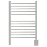 Amba ECB Jeeves Model E Curved 12 Bar Hardwired Towel Warmer in Brushed