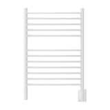 Amba ECW Jeeves Model E Curved 12 Bar Hardwired Towel Warmer in White