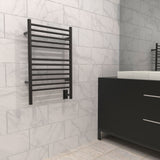 Amba ESO Jeeves Model E Straight 12 Bar Hardwired Towel Warmer in Oil Rubbed Bronze