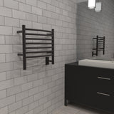 Amba HCO Jeeves Model H Curved 7 Bar Hardwired Towel Warmer in Oil Rubbed Bronze