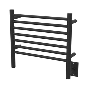 Amba HSMB Jeeves Model H Straight 7 Bar Hardwired Towel Warmer in Matte Black