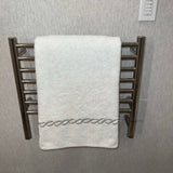 Amba HSP Jeeves Model H Straight 7 Bar Hardwired Towel Warmer in Polished