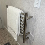 Amba HSP Jeeves Model H Straight 7 Bar Hardwired Towel Warmer in Polished