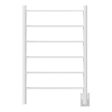 Amba JSW Jeeves Model J Straight 6 Bar Hardwired Drying Rack in White