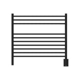 Amba KSMB Jeeves Model K Straight 10 Bar Hardwired Towel Warmer in Matte Black