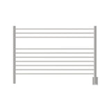 Amba LSB Jeeves Model L Straight 10 Bar Hardwired Towel Warmer in Brushed