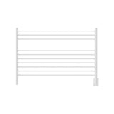 Amba LSW Jeeves Model L Straight 10 Bar Hardwired Towel Warmer in White