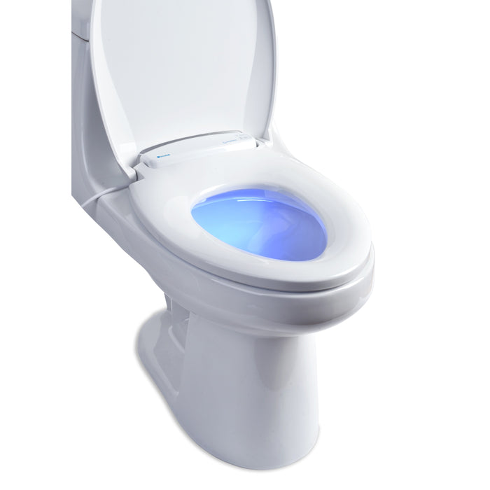 Brondell L60-RW LumaWarm Heated Nightlight Toilet Seat - Round in White
