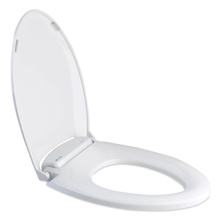Brondell L60-RW LumaWarm Heated Nightlight Toilet Seat - Round in White