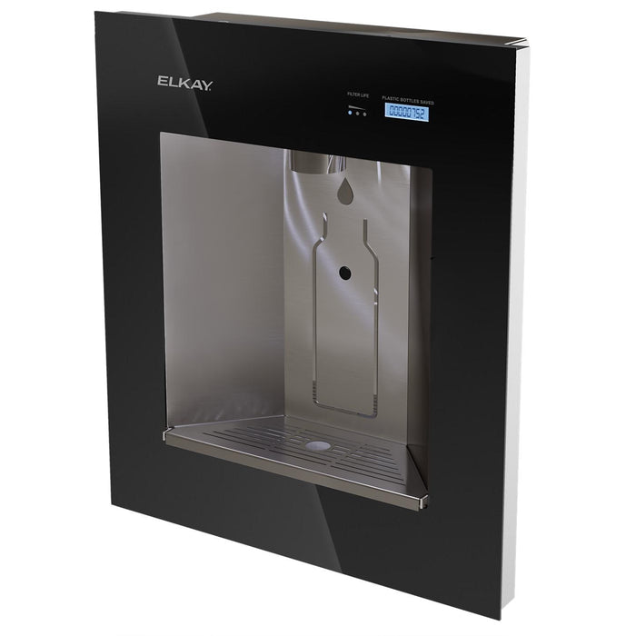 Elkay LBWD06BKK ezH2O Liv Built-in Filtered Refrigerated Water Dispenser, Remote Chiller, Midnight