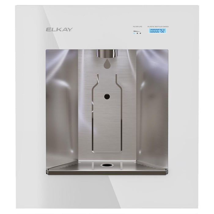 Elkay LBWD06WHK ezH2O Liv Built-in Filtered Refrigerated Water Dispenser, Aspen White