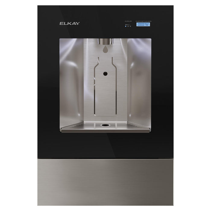 Elkay LBWDC00BKC In-Wall Filtered Water Dispenser in Midnight