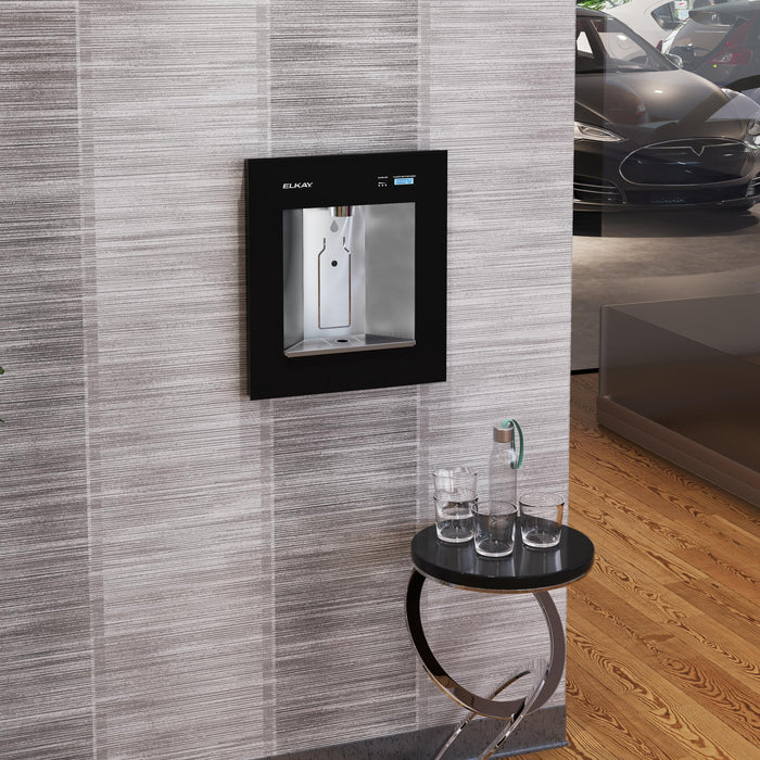 Elkay LBWDC00BKC In-Wall Filtered Water Dispenser in Midnight
