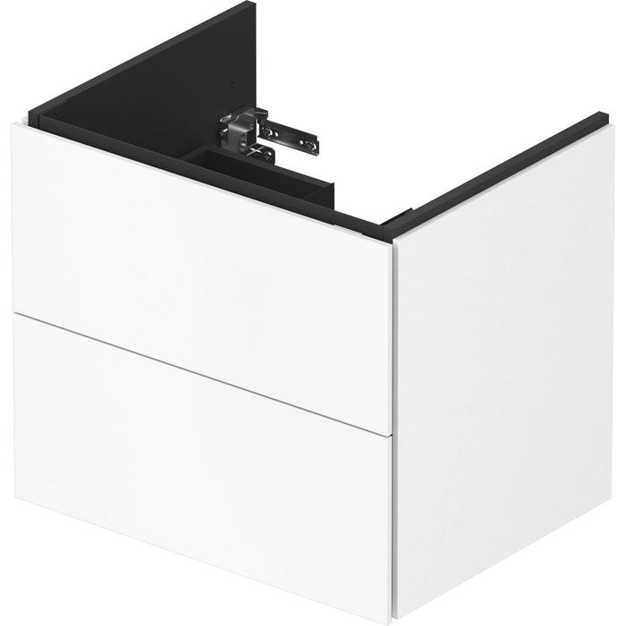 Duravit LC624001818 L-Cube 24 3/8" Wall Mount Single Vanity Cabinet in Matte White
