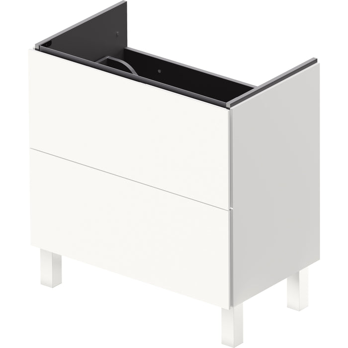 Duravit LC6748018180000 L-Cube 32 1/4" Floorstanding Single Vanity Cabinet in Matte White