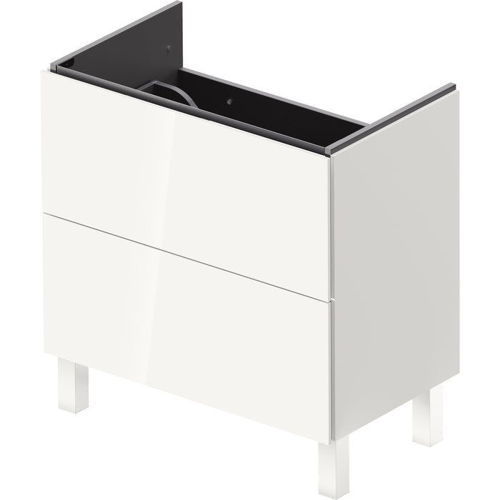 Duravit LC6748022220000 L-Cube 32 1/4" Floorstanding Single Vanity Cabinet in High Gloss White