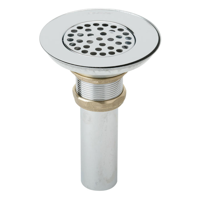 Elkay EWMA4820SACC 48" x 20" Stainless Steel 1-Hole Single-Bowl Wall-Mount Handwash Sink Kit in Buffed Satin