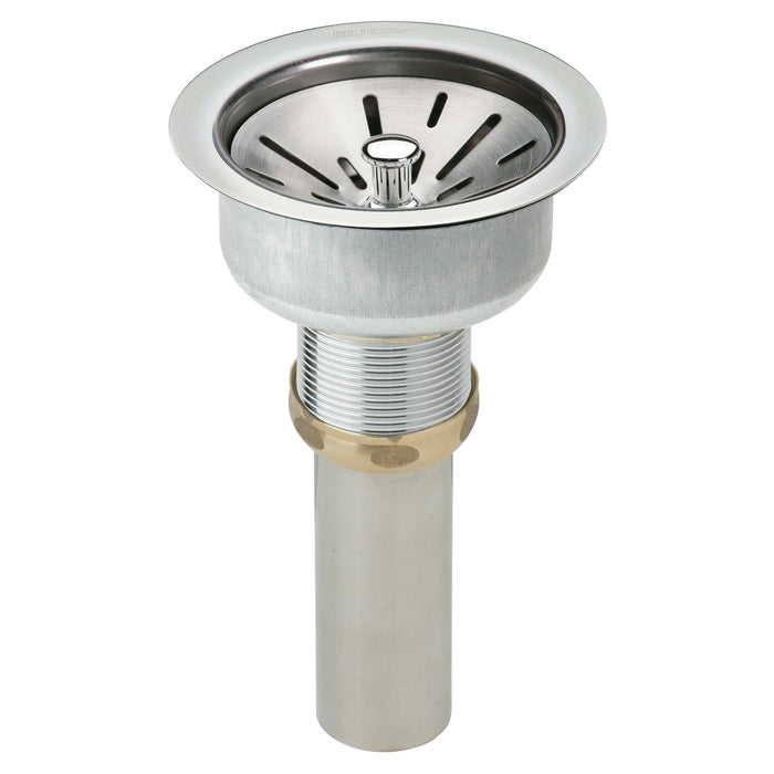Elkay CDKR2517C 25" x 17" Stainless Steel 2-Hole Single-Bowl Drop-In Sink Kit in Brushed Satin