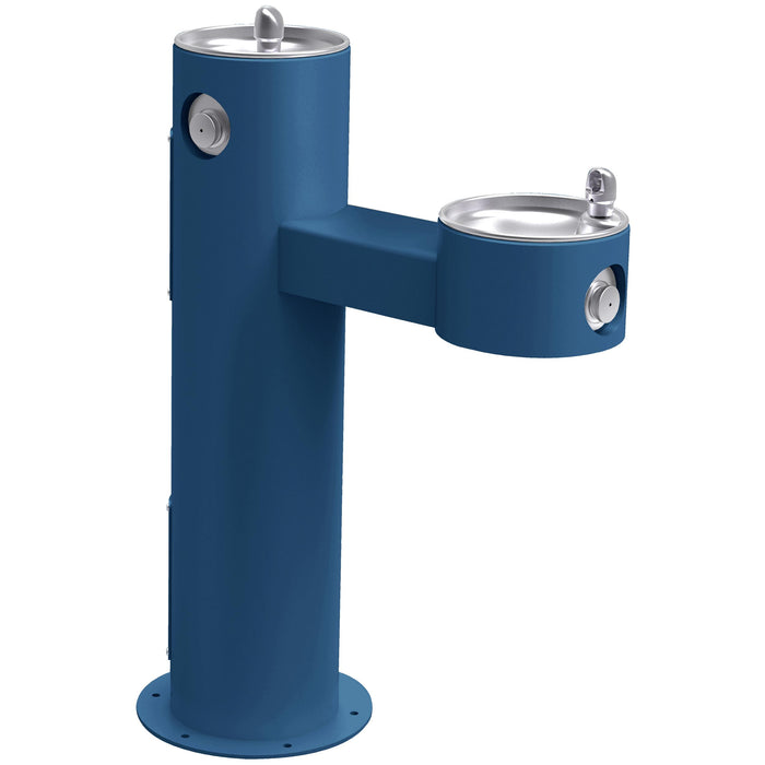 Elkay LK4420BLU Outdoor Bi-Level Pedestal Drinking Fountain