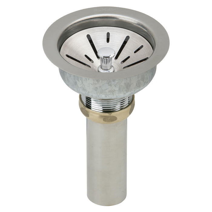 Elkay LK99FCS Dlx Drain 3-1/2 Satin Stainless Steel-Frcly