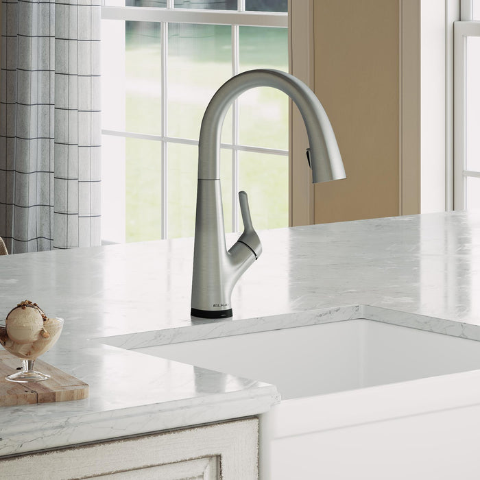 Elkay LKAV7051FLS 1 Hole Faucet with Filtered Drink Water in Lustrous Steel