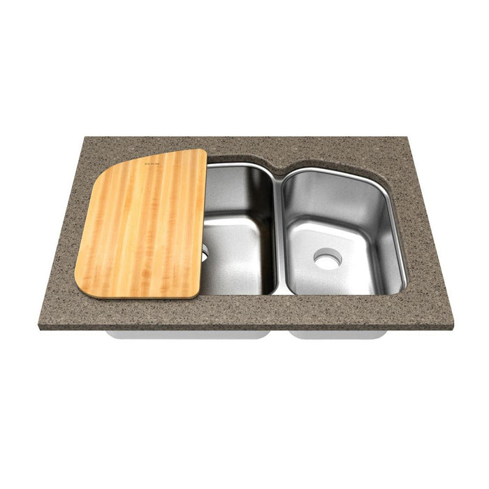 Elkay LKCB1520LUHW Hardwood 12" x 20-11/16" x 1" Cutting Board in Solid Maple (Hardwood)