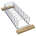Elkay LKDR0717SS Stainless Steel Drying Rack with Wood Handles
