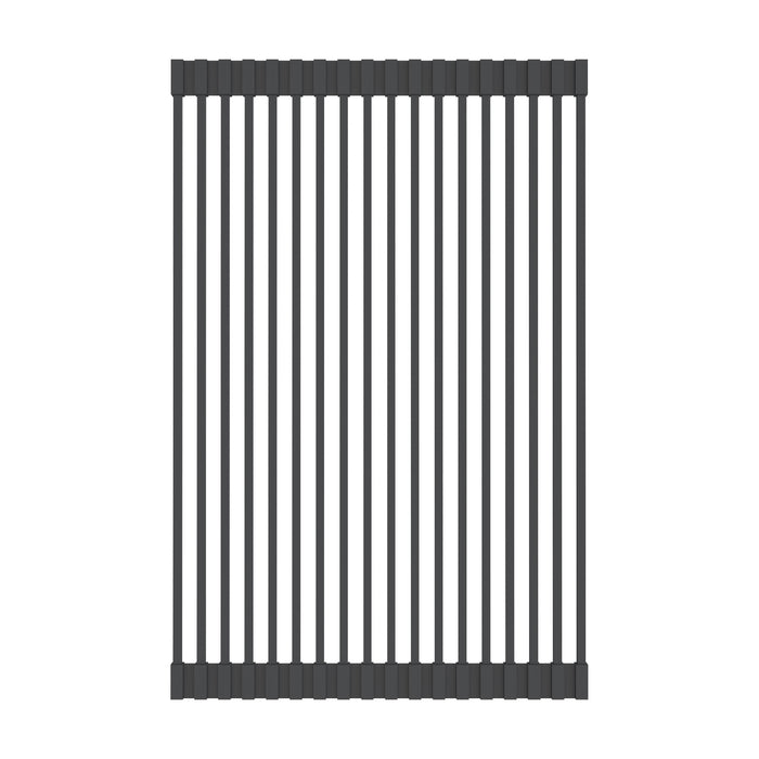 Elkay LKDR1318RU Silicone 18-1/4" x 11-7/8" x 3/8" Drying Rack in Black