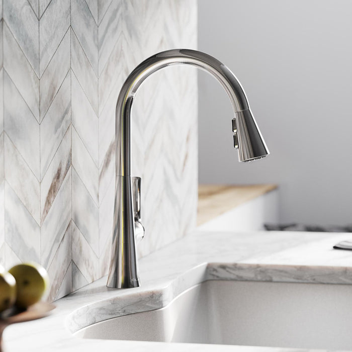 Elkay LKHA1041CR 1 Hole Faucet with Pull-down Spray in Chrome