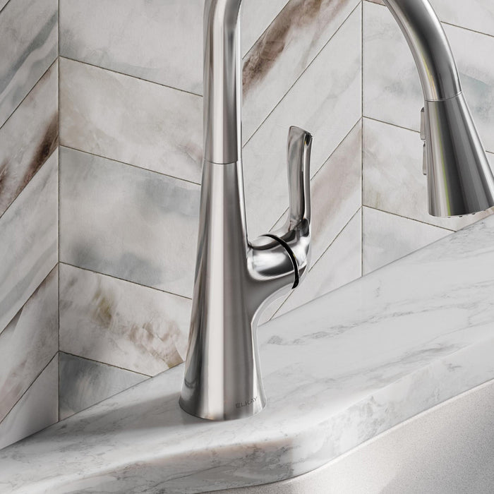 Elkay LKHA1041CR 1 Hole Faucet with Pull-down Spray in Chrome