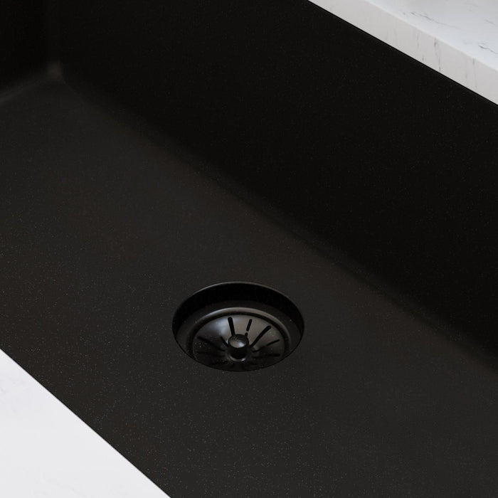 Elkay LKPDQD1CA Quartz Drain Polymer Disposer Flange in Caviar