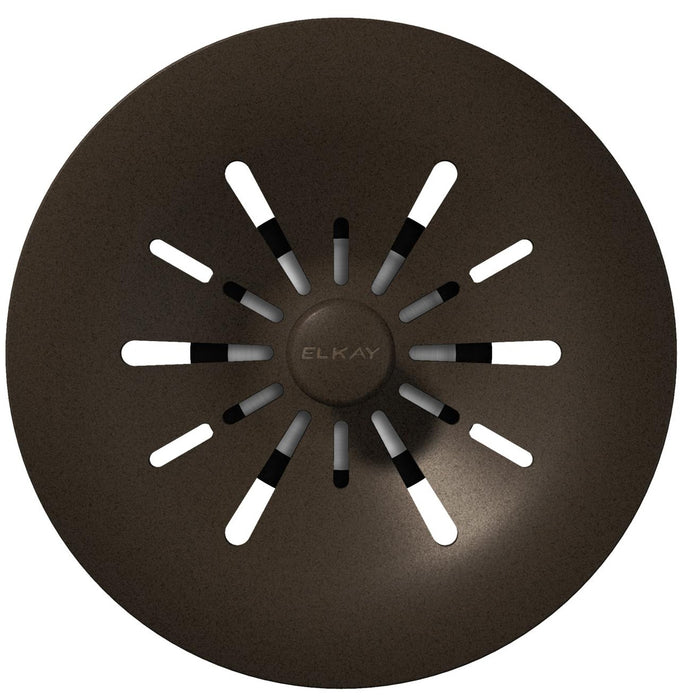 Elkay LKPDQSMC Quartz Drain Basket Strainer/ Stop in Mocha