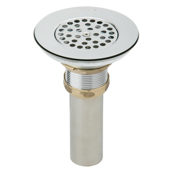 Elkay CDKR2517VRC 25" x 17" Stainless Steel 2-Hole Single-Bowl Drop-In Sink Kit in Brushed Satin