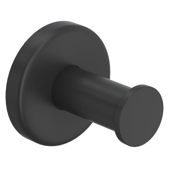Rohl LO7MB Lombardia Wall Mount Single Robe Hook in Matte Black
