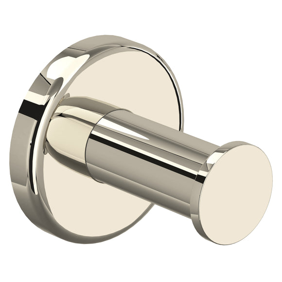 Rohl LO7PN Lombardia Wall Mount Single Robe Hook in Polished Nickel