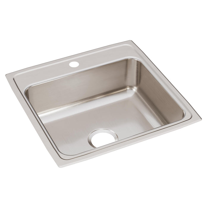 Elkay LR22221 Stainless Steel 1-Hole Single-Bowl Drop-In Kitchen Sink