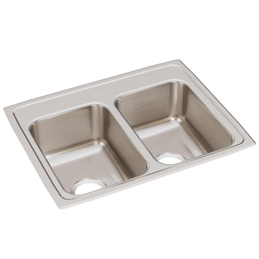 Elkay LR25190 Stainless Steel Double-Bowl Drop-In Kitchen Sink