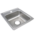 Elkay LRAD1316451 Stainless Steel 1-Hole Single-Bowl Drop-In Kitchen Sink