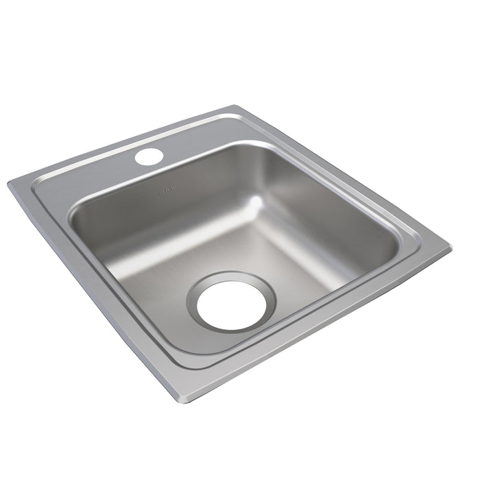 Elkay LRAD1316451 Stainless Steel 1-Hole Single-Bowl Drop-In Kitchen Sink
