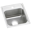 Elkay LRADQ1517651 Stainless Steel 1-Hole Single-Bowl Drop-In Sink