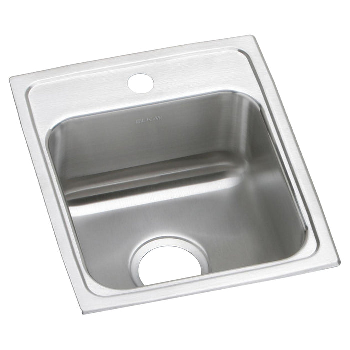 Elkay LRADQ1517651 Stainless Steel 1-Hole Single-Bowl Drop-In Sink